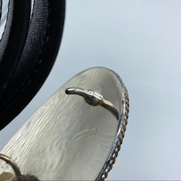 Southwestern Embossed Silver Big Buckle 38 - Picture 9 of 9